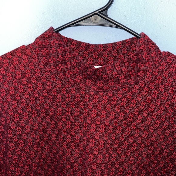 Elisabeth by Liz Claiborne Mock Neck Long Sleeve Shirt - Picture 3 of 4